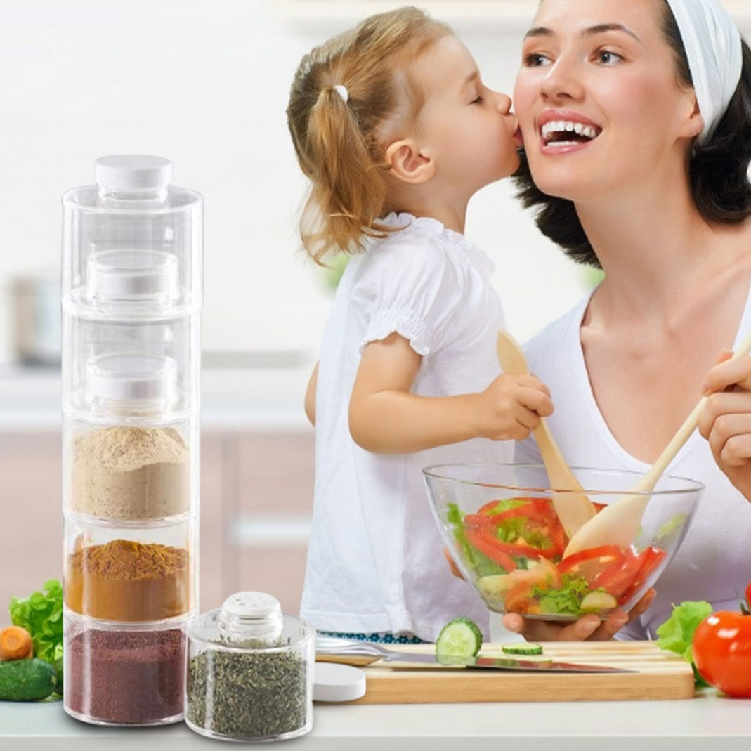 X10-tour à épices 6 pièces