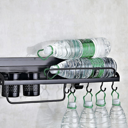 Support de rangement de cuisine en aluminium multifonctionnel