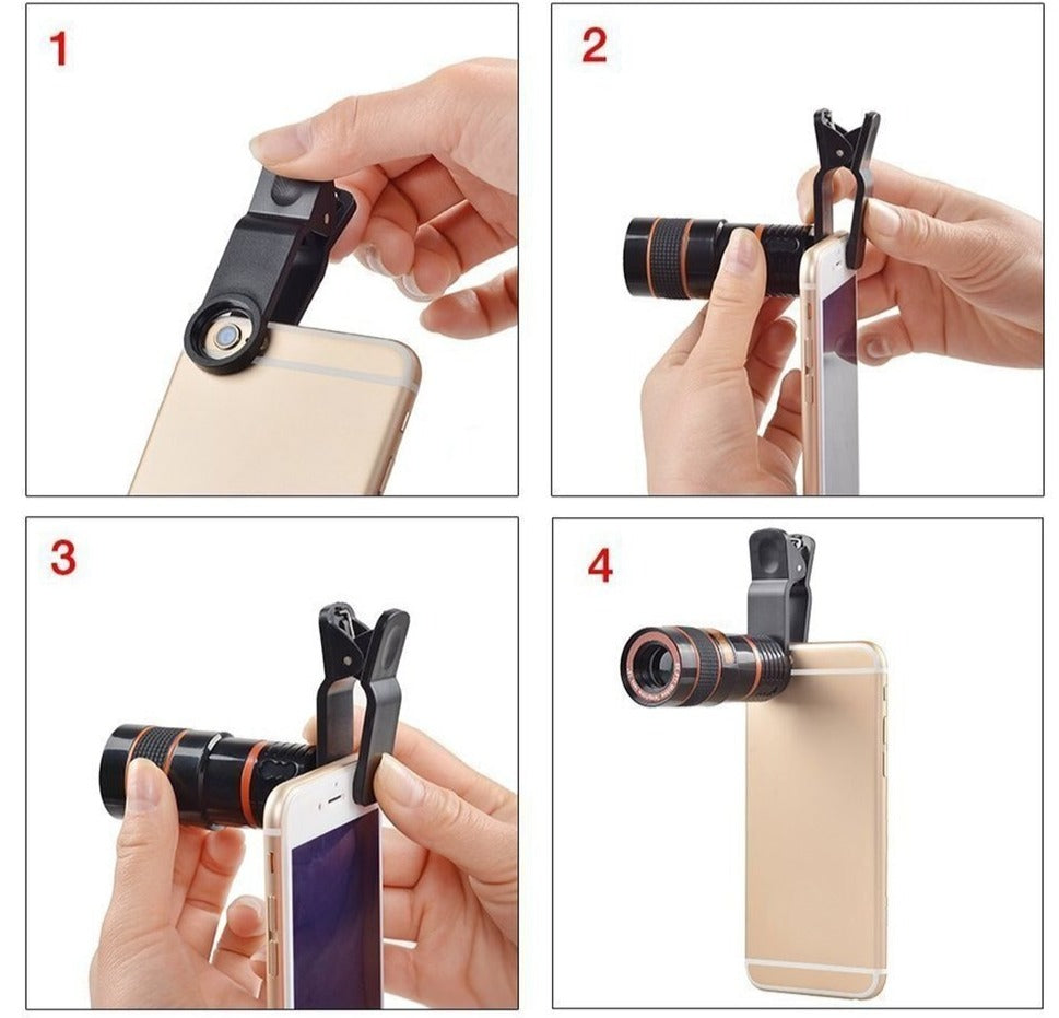 télescope externe pour téléphone